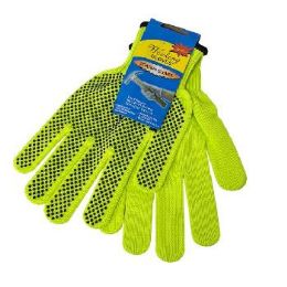 60 Bulk High Visibility AntI-Slip Work Gloves