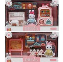 24 Bulk 3.5-Inch Rabbit W/ Accss In Window Box, 2 Assrt