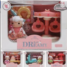 24 Bulk 3.25-Inch Sheep W/ Accss In Window Box, 4 Assrt