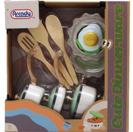 12 Bulk 17pc Kitchen W/ Food Play Set In Window Box