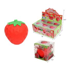 6 Bulk Jumbo Squshy Strawberry