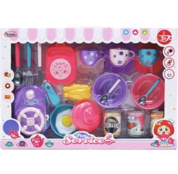 12 Bulk 22pc Pretend Toy Cooking Play Set In Window Box