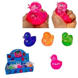 12 Bulk 3" Gummy Gel Squish Ducks