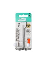 48 Bulk 1-Piece Over Door Double Hook