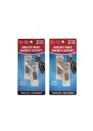 72 Bulk 2-Piece 2-inch Adhesive Hooks