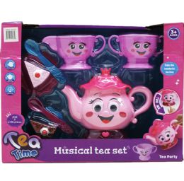 12 Bulk 10pc B/o Tea Set W/ Sound, Light & Food In Window Box