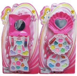 36 Bulk 2 Level Make Up Beauty Set On Blister Card, 2 Assrt Styles