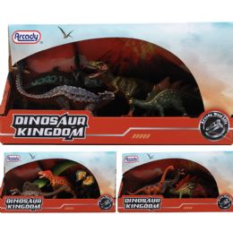 18 Bulk 4pc Dinosaur Set In Open Box, 6 Assrt Styles