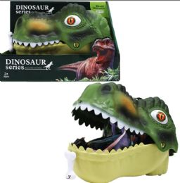 4 Bulk 20pc Dinosaurs Set In 11-Inch Dino Head In Open Box