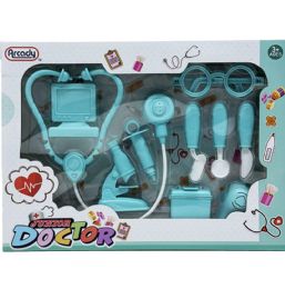 12 Bulk 10pc Doctor Play Set In Window Box