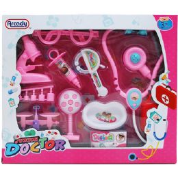 12 Bulk 11pc Doctor Play Set In Window Box