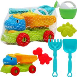 12 Bulk 11-inch Beach Truck W/ 5pc Acss In Peg Net Bag