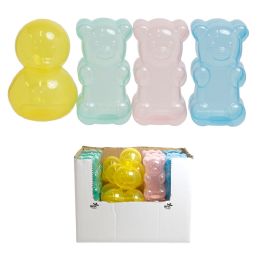 27 Bulk Easter Candy Container Jumbo Bear/yellow Duck 4ast Color Label/case Cut Carton