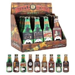 36 Bulk Beer Bottle Opener With Magnet Display