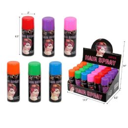 48 Bulk 6.5" Colorful Hair Spray