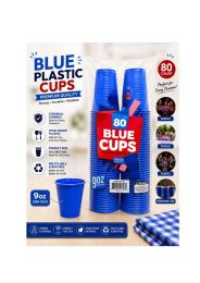 36 Bulk 9oz 80 Counts Blue Cups