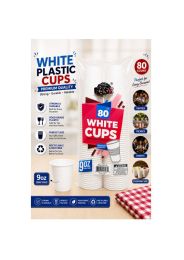 36 Bulk 9oz 80 Counts White Cups