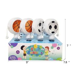 144 Bulk 7-inch Soccerball Bubble Wand