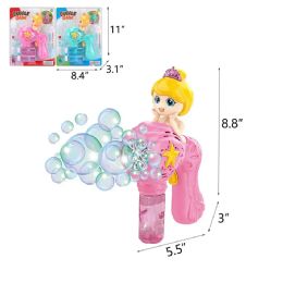 24 Bulk 8.8" 10 Holes Mermaid Bubble Gun