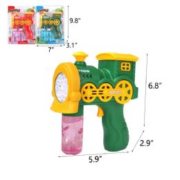 24 Bulk 6.8" 10 Holes Train Bubble Gun