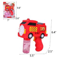 24 Bulk 6.4" 10 Holes Firetruck Bubble Gun