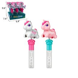 48 Bulk 9.6" Unicorn Bubble Stick