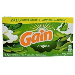 45 Bulk 15-Piece GAIN DRYER SHEET ORIGINAL