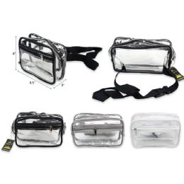 24 Bulk 8.5"x6"x3" Transparent Waist Bag