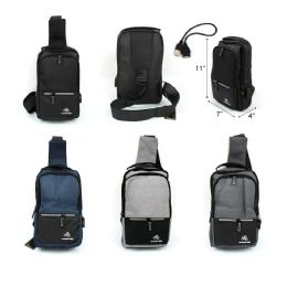 12 Bulk 7"x11"x4" Crossbody Bag
