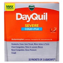 64 Bulk 2-Piece DAYQUIL Liquicaps