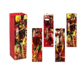 72 Bulk 4.3"x15"x4.3" Christmas Wine Bag