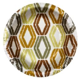 24 Bulk 20OZ IKAT DESIGN PAPER BOWL 24-Piece