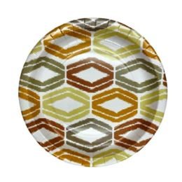 24 Bulk 7" IKAT DESIGN PAPER PLATE 48-Piece