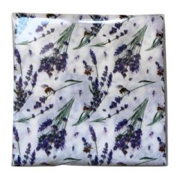 72 Bulk 9.8-inchx9.8-inch Lavender Design Napkin 40-Piece