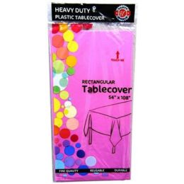 96 Bulk 54X108 Fuchsia Pink TABLE COVER