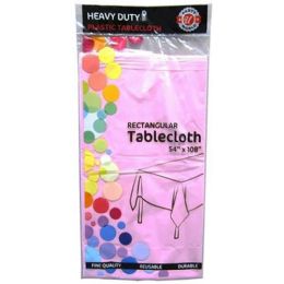 96 Bulk 54X108 Light Pink TABLE COVER