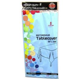 96 Bulk 54X108 Light Blue TABLE COVER