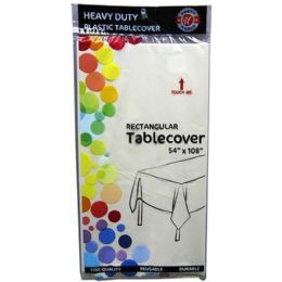 96 Bulk 54X108 Ivory TABLE COVER