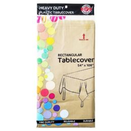 96 Bulk 54X108 Golden TABLE COVER