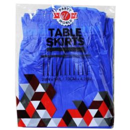48 Bulk 29"X14' Royal Blue TABLE SKIRTS