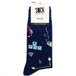 30 Bulk Sock It To Me Mens Crew Sock In Life In The Fast Lan Design