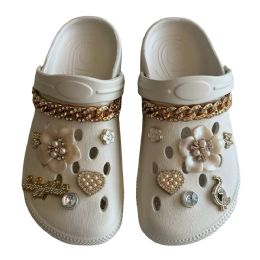 15 Bulk Women's Rhinestone Charm Clog (6-10)
