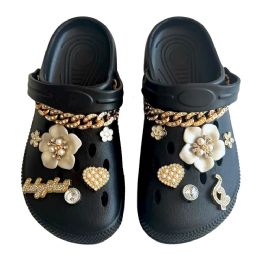 15 Bulk Women's Rhinestone Charm Clog (6-10)