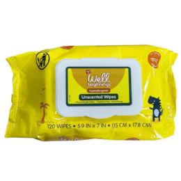 48 Bulk 120-Count HYPOALLERGENIC UNSCENTED WIPES