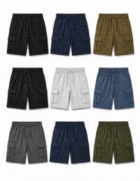 54 Bulk Mens 5 Pocket Cargo Shorts Assorted Colors Sizes M-2xl