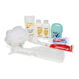 6 Bulk Women's Basic Travel Kit