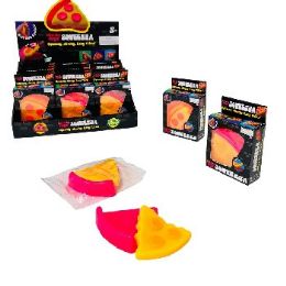 24 Bulk 3" Gummy Pizza Squish Toy