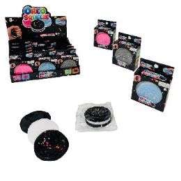 24 Bulk 2.75" Cookie Squeeze Gel Toy
