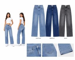 48 Bulk Women's Straight Leg Jeans