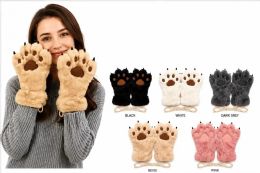 72 Bulk Ladies' Fur Gloves